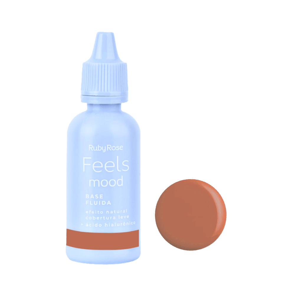 Encontraproduto.com.br - Base Fluída Feels Mood ME110 Ruby Rose