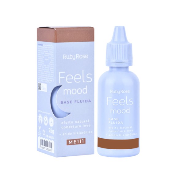 Encontraproduto.com.br - Base Fluída Feels Mood ME111 Ruby Rose