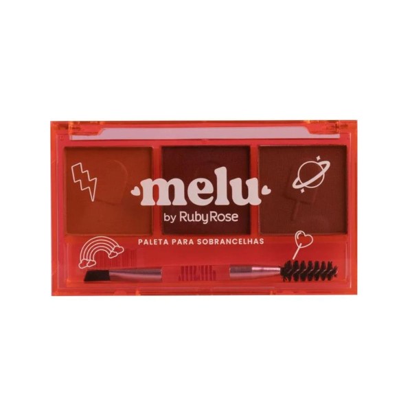 Encontraproduto.com.br - Paleta de Sobrancelha Melu By Ruby Rose RR5711