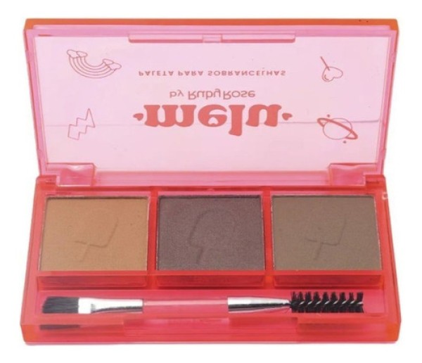 Encontraproduto.com.br - Paleta de Sobrancelha Melu By Ruby Rose RR5711