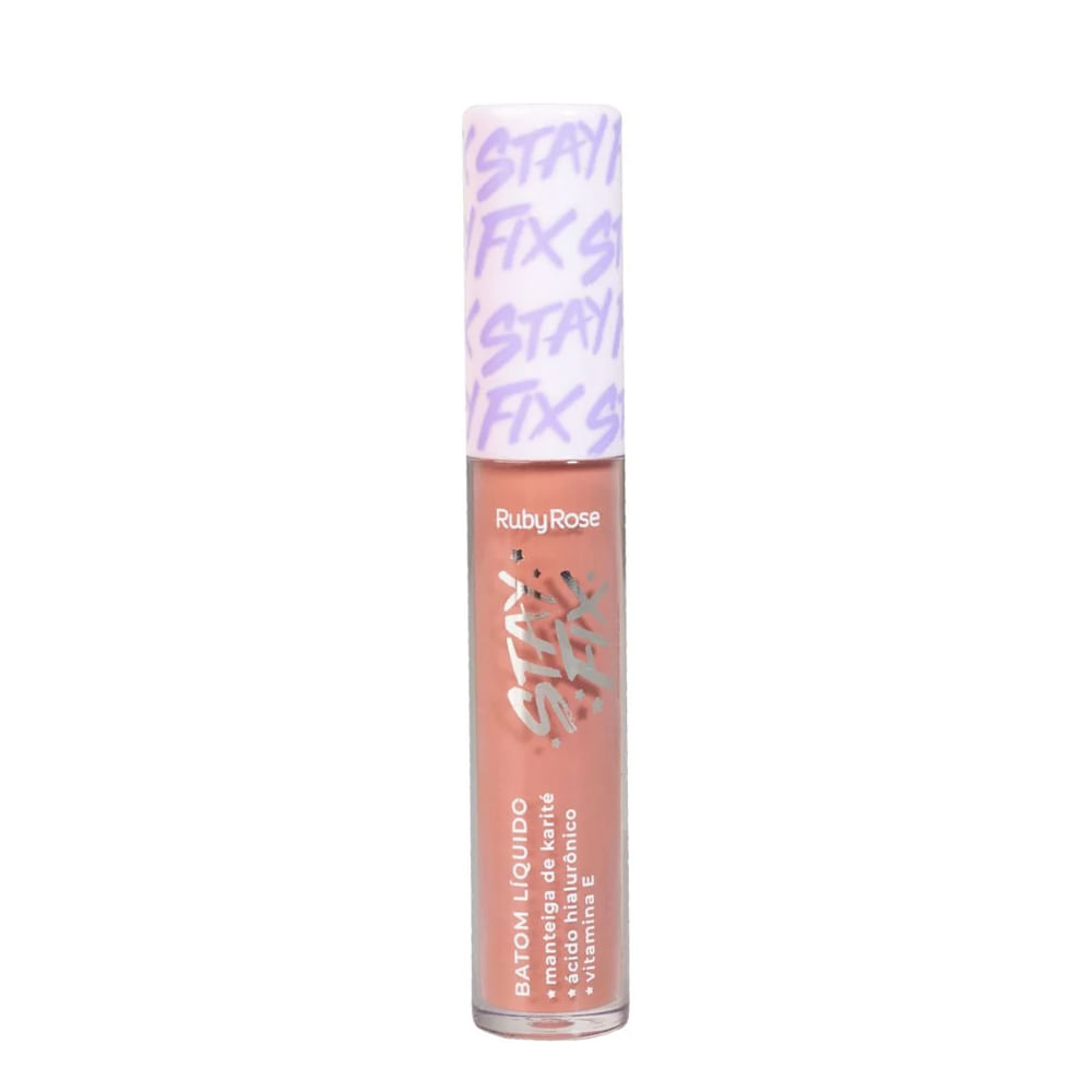 Batom Líquido Stay Fix Cs40 Navi Rubyrose 3,2 Ml