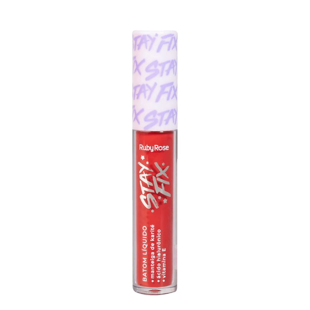 Encontraproduto.com.br - Batom Líquido Stay Fix CS30 Bellatrix Ruby Rose