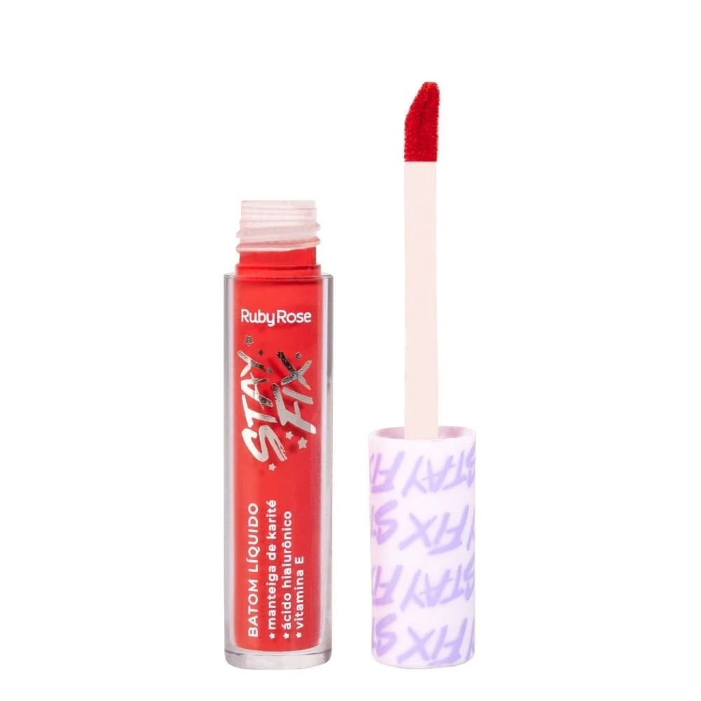 Encontraproduto.com.br - Batom Líquido Stay Fix CS30 Bellatrix Ruby Rose