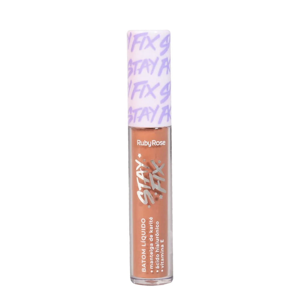 Encontraproduto.com.br - Batom Líquido Stay Fix Cs10 Maia Rubyrose 3,2 Ml