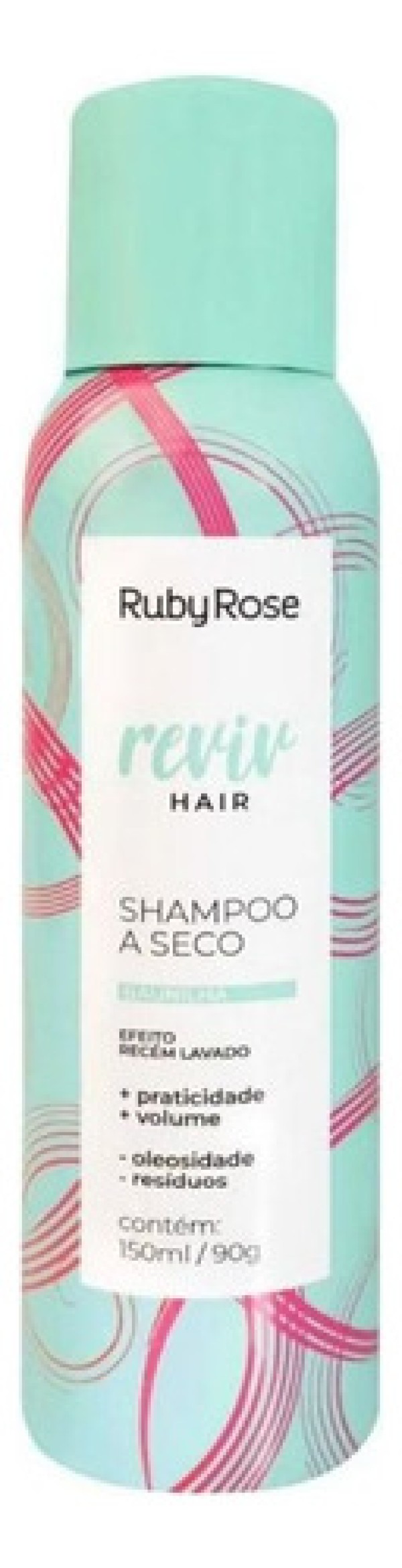 Shampoo A Seco Reviv Hair Baunilha Ruby Rose 150ml