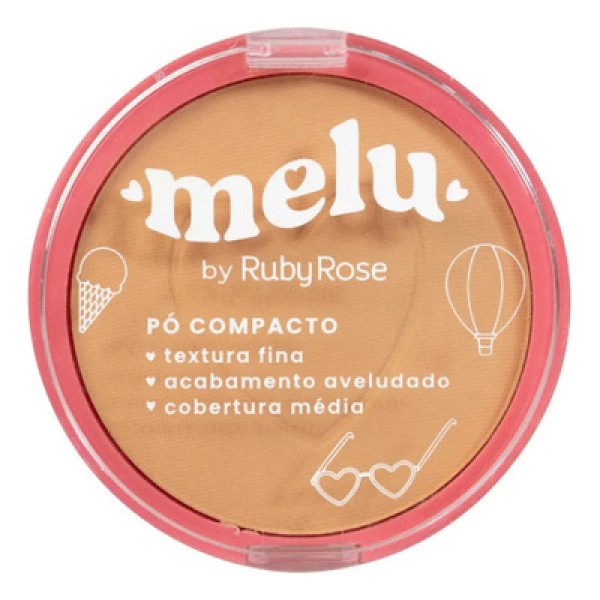Pó Compacto Melu Bu Ruby Rose RR8535 ME120