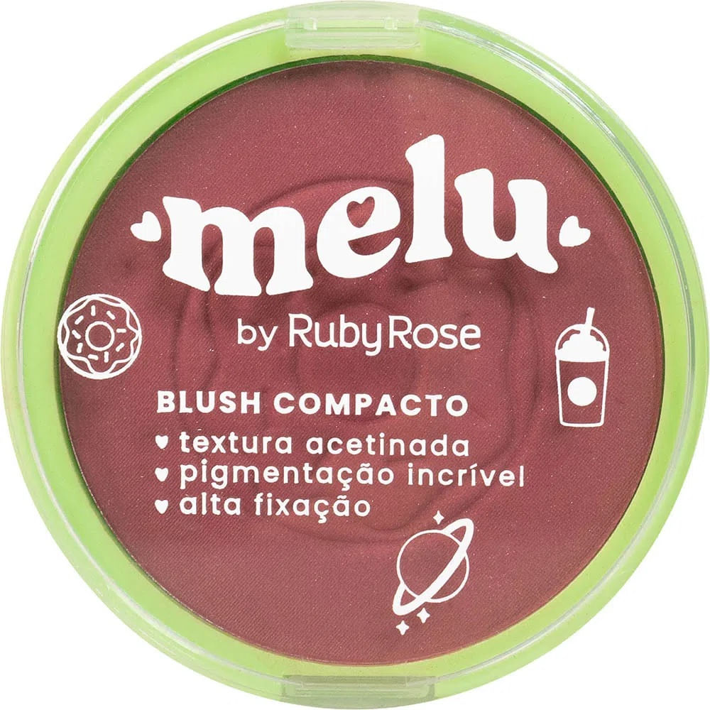 Encontraproduto.com.br - Blush Compacto Grape Melu Ruby Rose