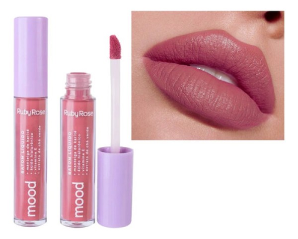 Encontraproduto.com.br - Batom Liquido Mood Apreciation - Ruby Rose