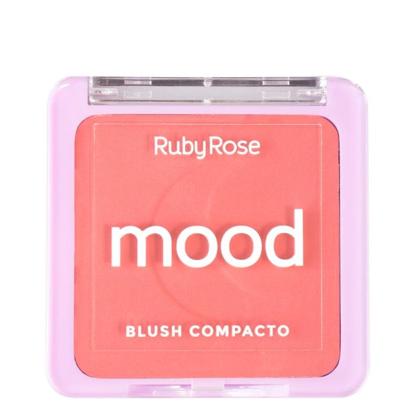Encontraproduto.com.br - Blush Compacto Mood Mb30 Ruby Rose