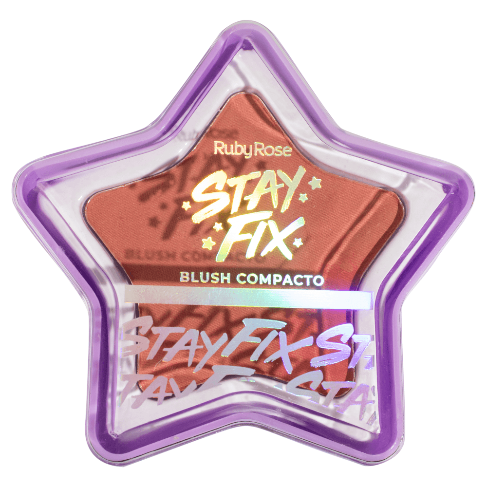Blush Compacto Ruby Rose Stay Fix Hbf5742 - 6g