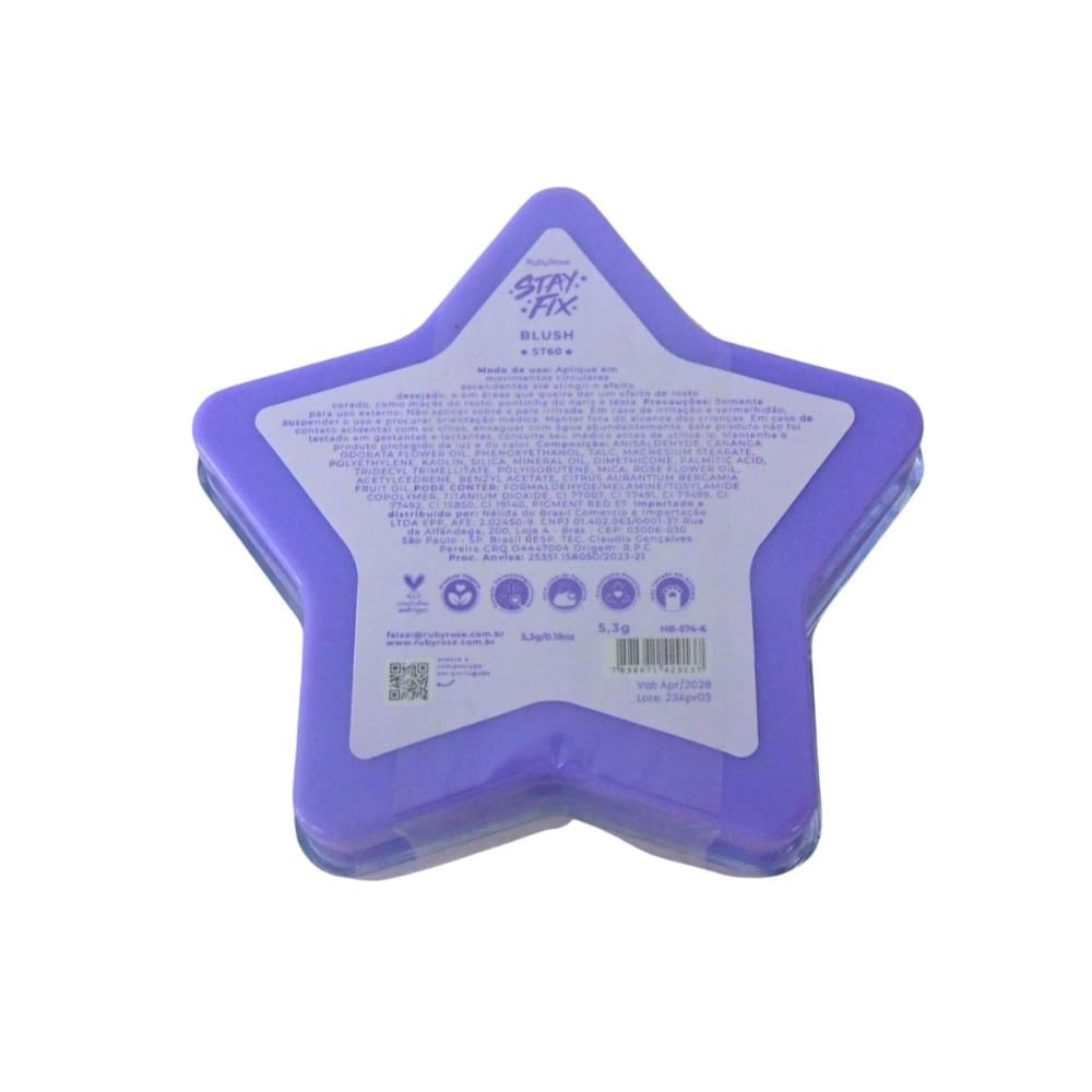 Encontraproduto.com.br - Blush Compacto Ruby Rose Stay Fix ST60 5,3g