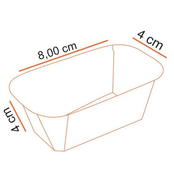 Encontraproduto.com.br - Forma Para Bolo Inglês Plumpy Amarela P Sem Tampa 5 Unidades SULFORMAS