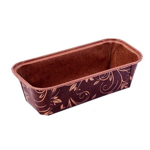 Encontraproduto.com.br - Forma Plumpy M Marrom Sem Tampa 163X65X45 5 Unidades SULFORMAS