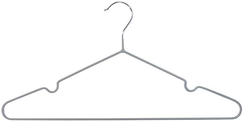 Encontraproduto.com.br - Conjunto de 3 Cabides de Metal Revestido de Pvc Finesse Oikos