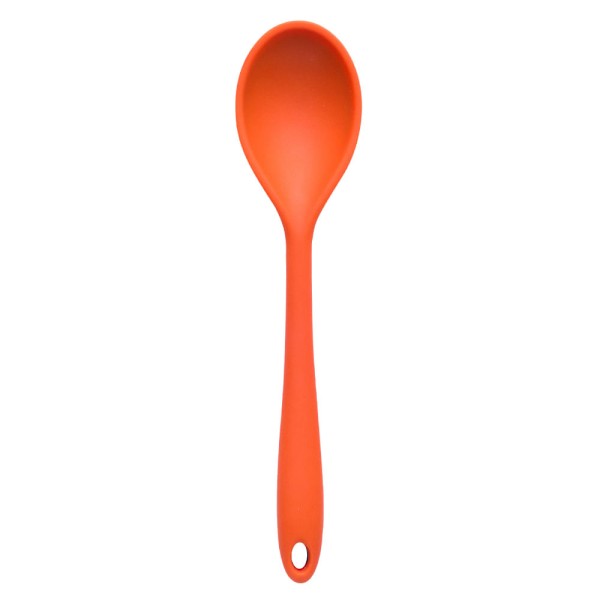 Encontraproduto.com.br - Colher de Silicone Oikos Laranja 27 cm