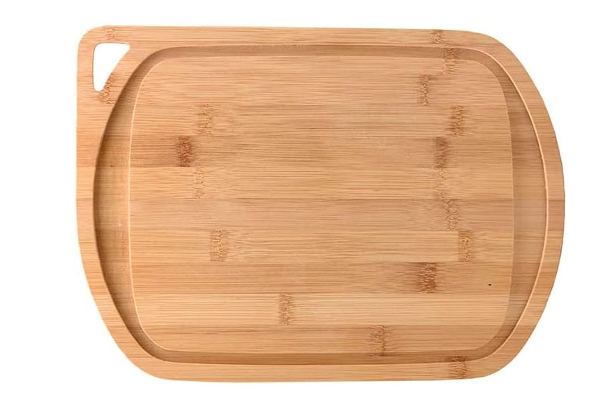 Encontraproduto.com.br - Tábua Para Churrasco de Bambu Oikos Com Alça 33x24cm