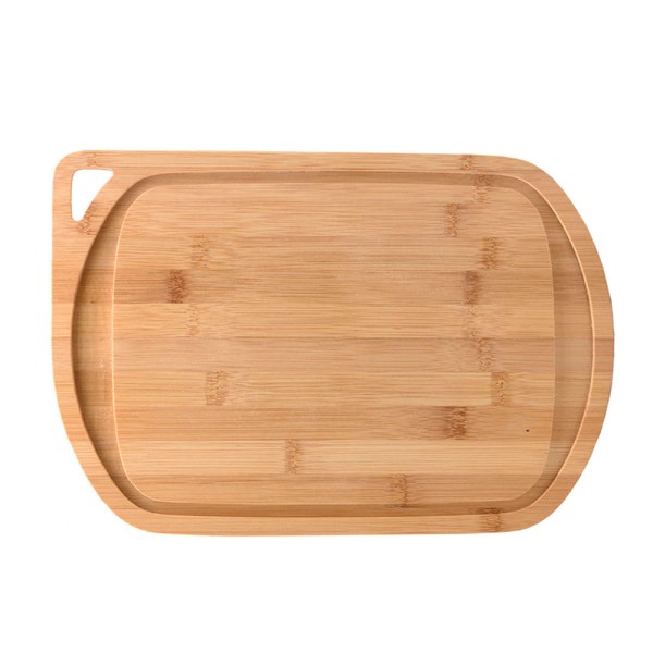Encontraproduto.com.br - Tábua Para Churrasco de Bambu Oikos Com Alça 33x24cm