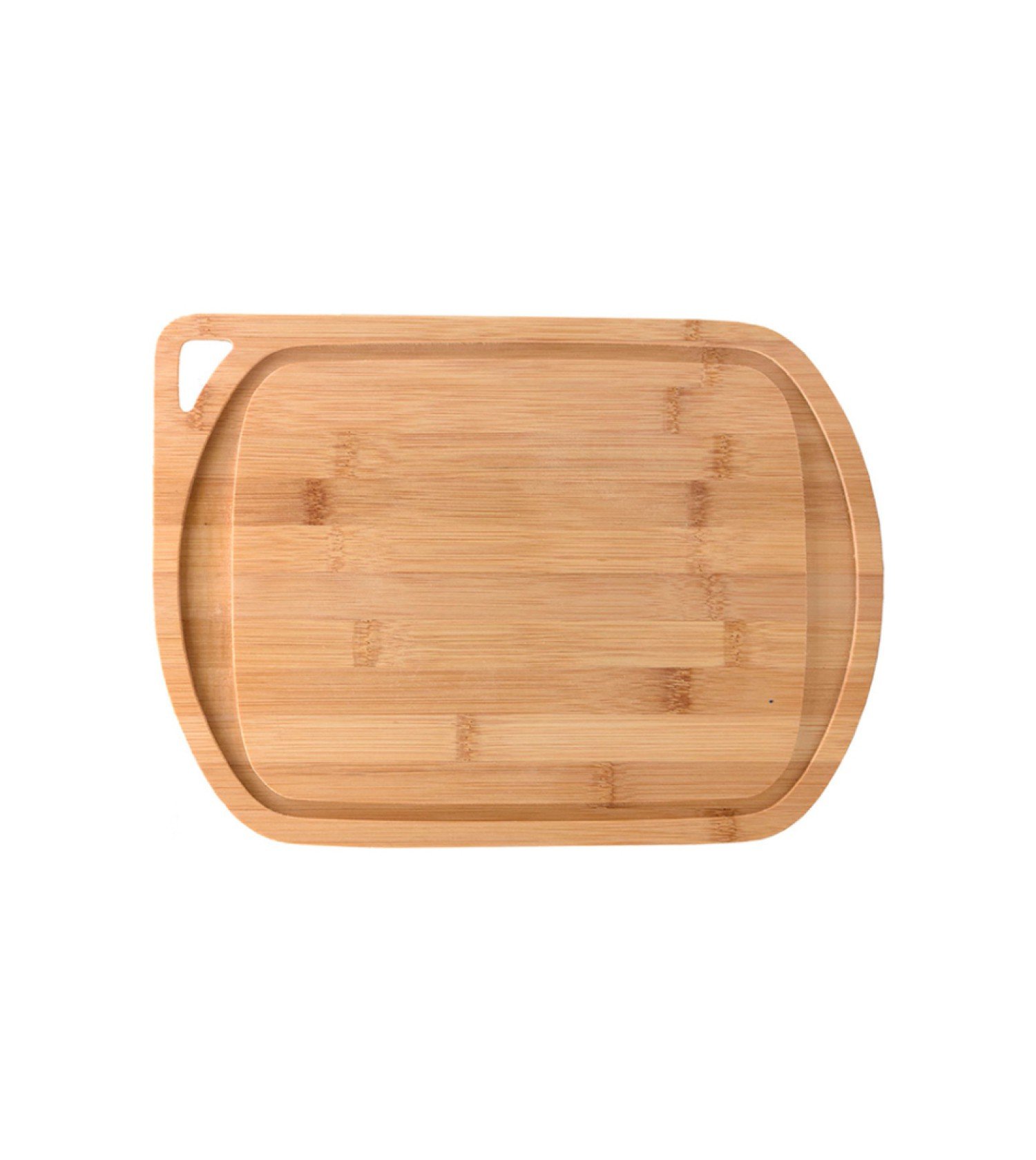 Encontraproduto.com.br - Tábua Para Churrasco de Bambu Oikos Com Alça 33x24cm