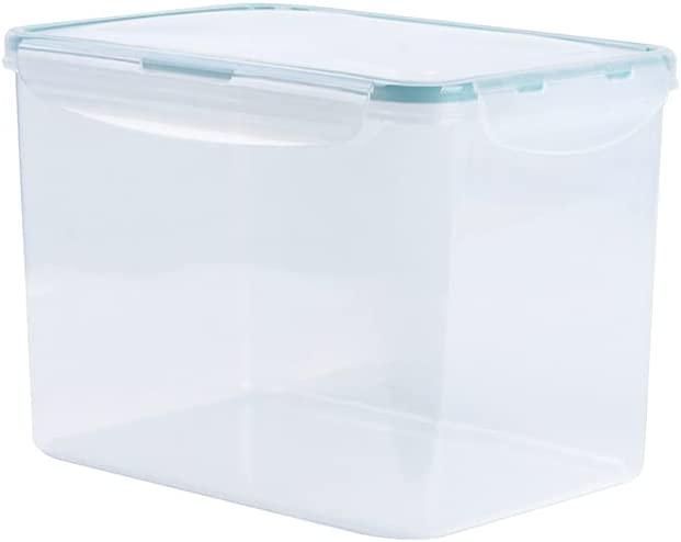 Pote Plástico Hermético Oikos Retangular Cliq Incolor 4L