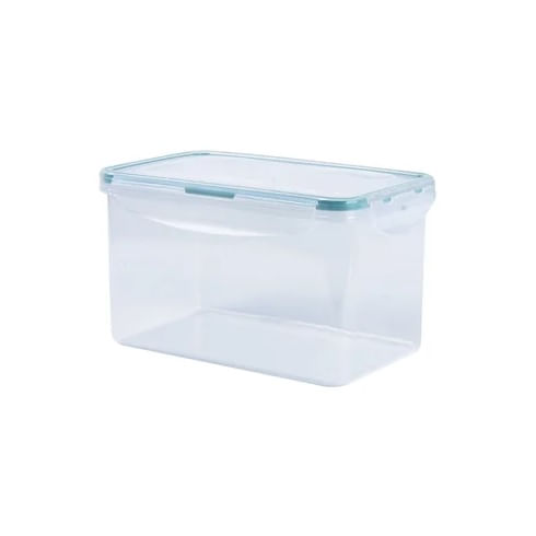 Pote Plástico Hermético Oikos Incolor Retangular Cliq 2,3L