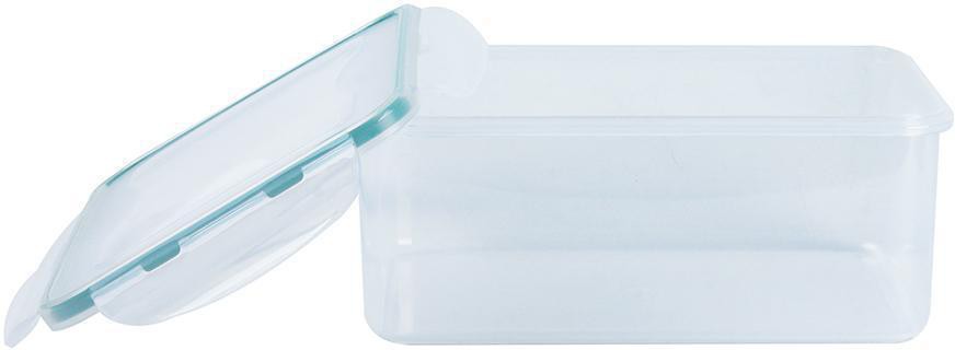 Encontraproduto.com.br - Pote Plástico Hermético Oikos Incolor Retangular Cliq 2,3L