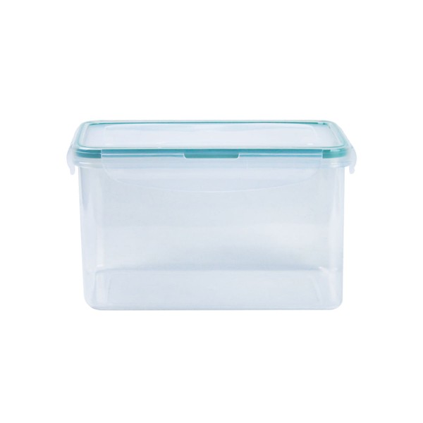 Encontraproduto.com.br - Pote Plástico Hermético Oikos Retangular Cliq Incolor 2L