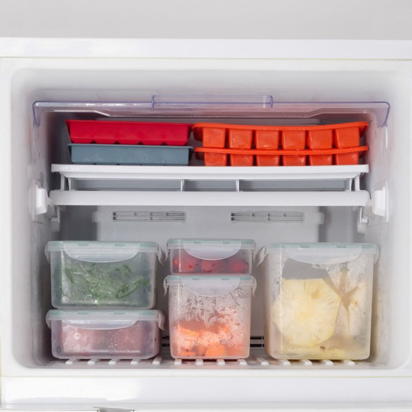 Encontraproduto.com.br - Pote Plástico Hermético Oikos Retangular Cliq Incolor 2L