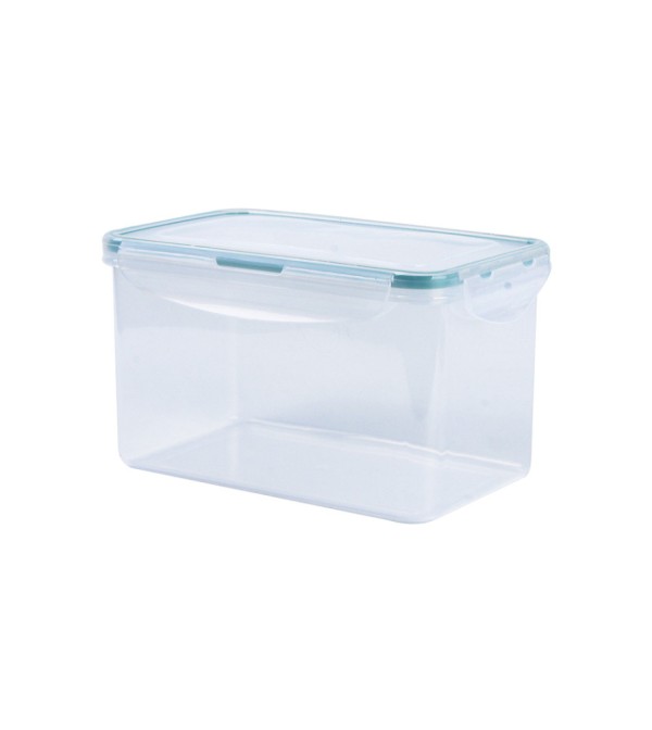 Encontraproduto.com.br - Pote Plástico Hermético Oikos Retangular Cliq Incolor 2L
