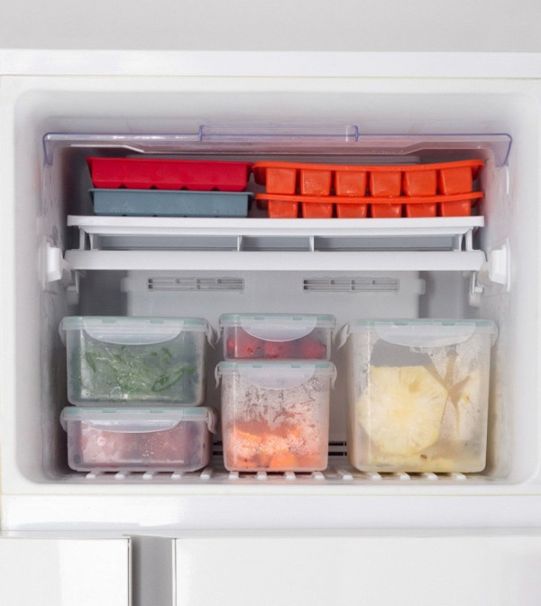 Encontraproduto.com.br - Pote Plástico Hermético Oikos Retangular Cliq Incolor 2L