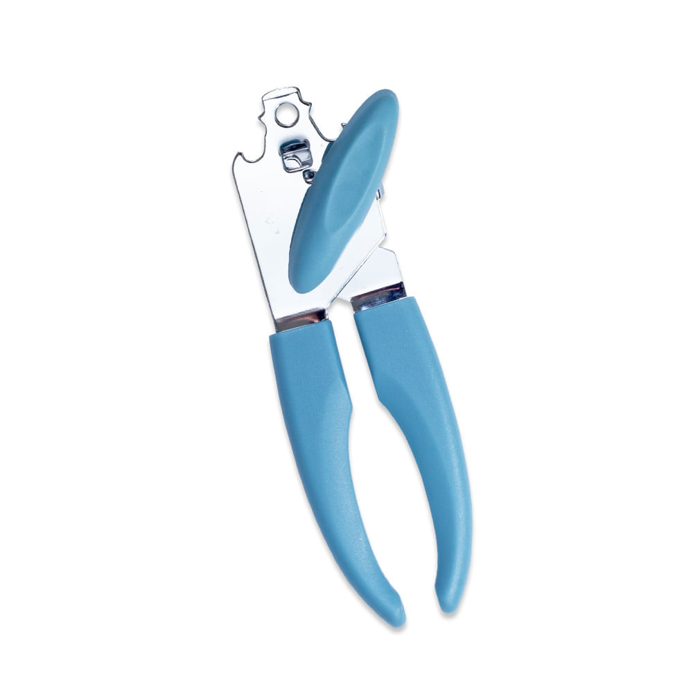 Encontraproduto.com.br - Abridor de Lata Multiuso Oikos Azul 18 cm
