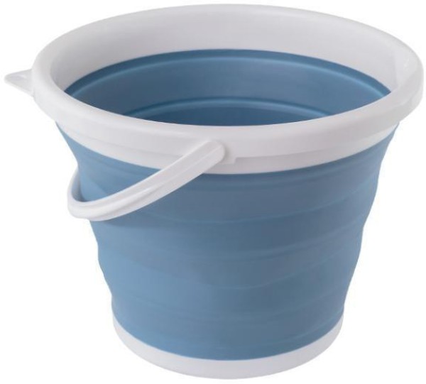 Encontraproduto.com.br - Balde Retratil de 10l Azul Oikos