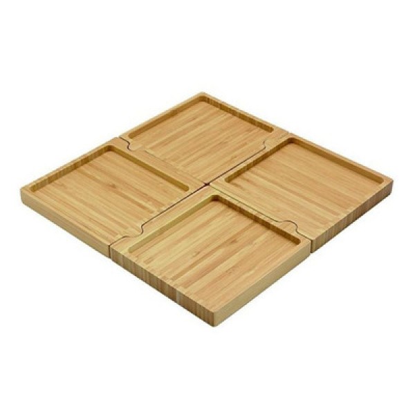 Petisqueira de Bambu Quadrado Oikos