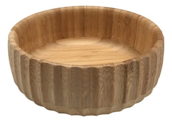 Bowl Canelado De Bambu M 19cm