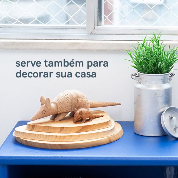 Encontraproduto.com.br - Tábua de Corte Irregular de Bambu Oikos - 3 Pçs