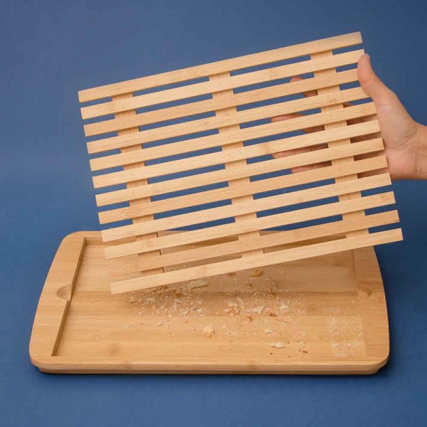 Encontraproduto.com.br - Tabua Oikos migalh de Pão em Bambu MES01700NAT