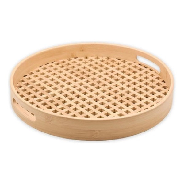 Band Oikos Vazada Bambu Redonda 35cm Mes01843Nat