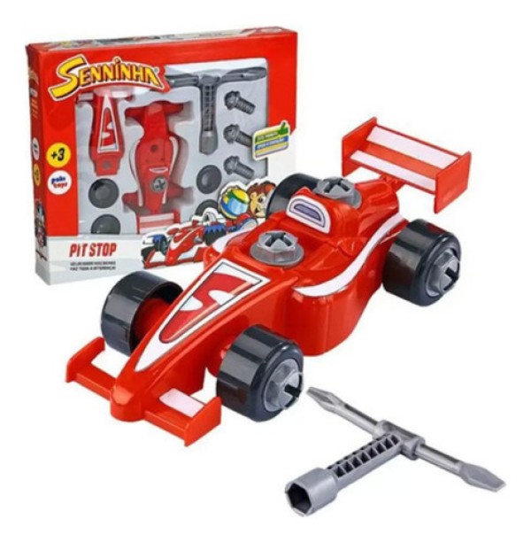 Kit Maleta com Ferramentas Seninha PakiToys Pit Stop 2030