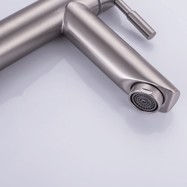 Encontraproduto.com.br - Torneira Lavatório Banheiro Mesa Aço Inox  304 Escovado 1/4