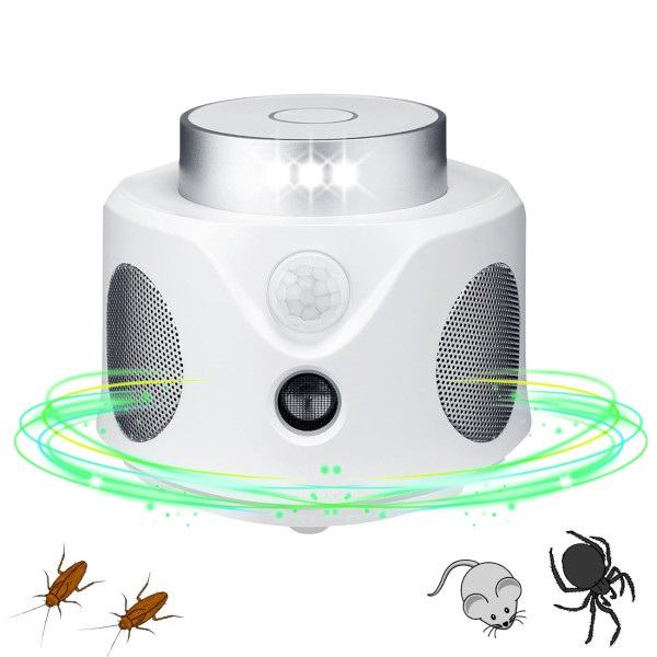 Encontraproduto.com.br - Repelente Eletrônico Ultrassônico C/ Sensor Movimento Rato