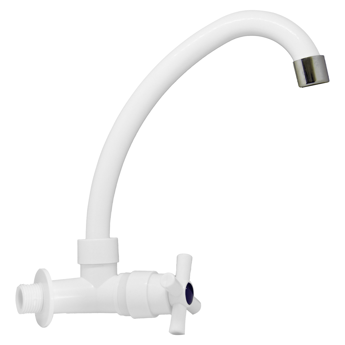 Encontraproduto.com.br - Torneira Banheiro Cozinha Branca Plástico ABS 1/4 Gold Sand