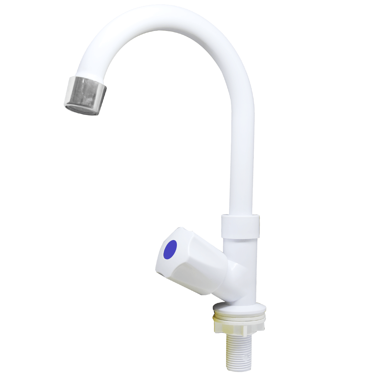 Encontraproduto.com.br - Torneira Cozinha Lavabo Branca Plástico ABS 1/4 Gold Sand