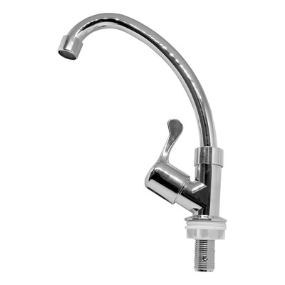 Encontraproduto.com.br - Torneira Pia Cozinha Prata Plástico ABS 1/4 Gold Sand