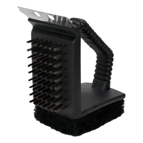 Encontraproduto.com.br - Escova Para Limpar Grelha 3X1 - Mimo