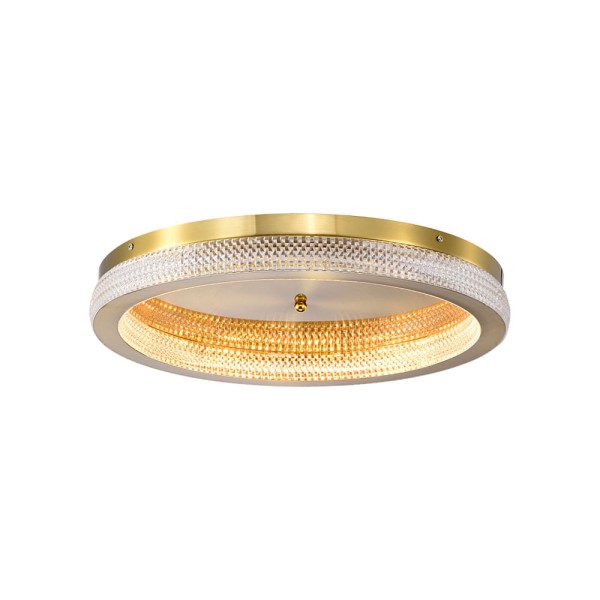 Encontraproduto.com.br - Plafon Skylight Queensland 4006 Dourado Led Bivolt