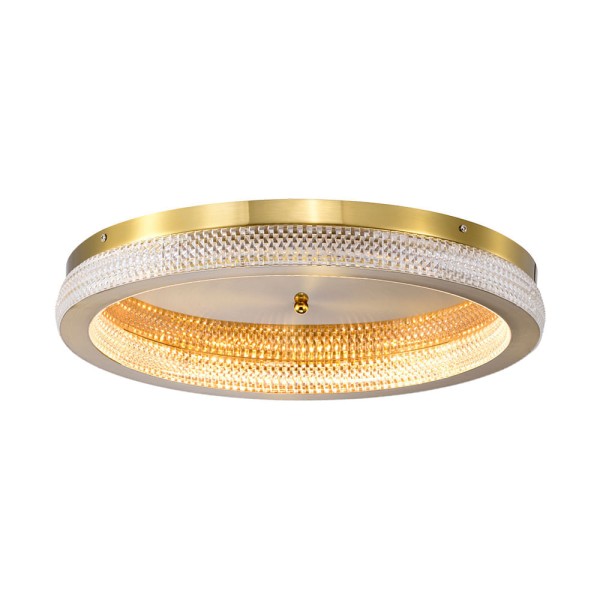 Encontraproduto.com.br - Plafon Skylight Queensland 4006 Dourado Led Bivolt