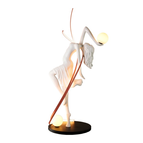 Luminária de Chão Skylight Ballerina 4014CL 210cm E27 Led Bivolt