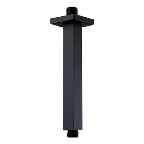 Haste De Teto Para Chuveiro 20cm Lexxa Black Matte Lx07b