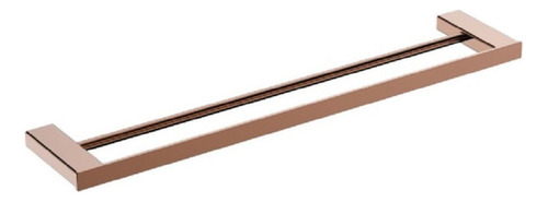 Encontraproduto.com.br - Porta Toalha Lexxa Duplo Rose Gold Lx7122rg