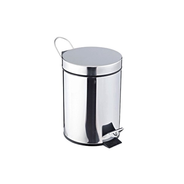 Encontraproduto.com.br - Lixeira Em Aço Inox 3 Litros Com Pedal Mypa