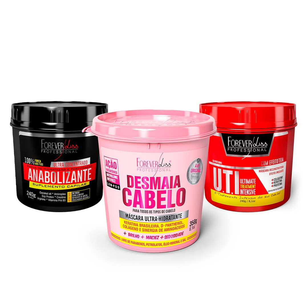 Encontraproduto.com.br - Cronograma Capilar Cabelo de Barbie Forever Liss